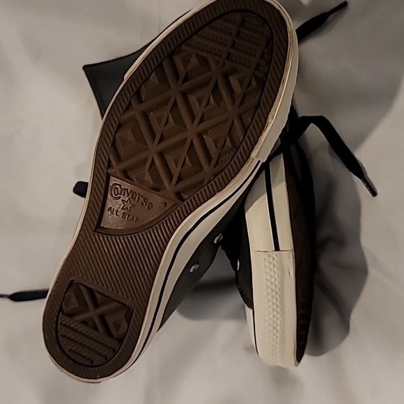 Converse Chuck Taylor Grey Leather with faux fur lining - Picture 4 of 4